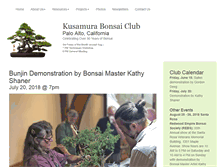 Tablet Screenshot of kusamurabonsai.org